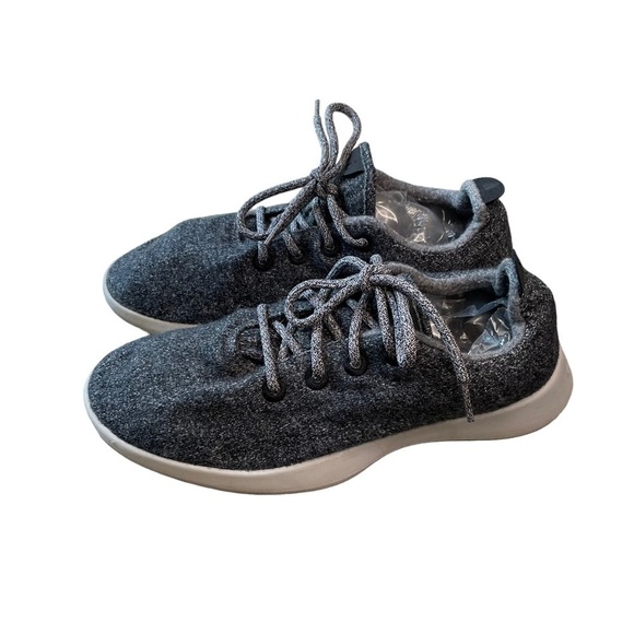 Allbirds Men's Wool Runners Natural Grey/Grey Sole Comfort Shoes Size 10 Mens - Picture 2 of 13